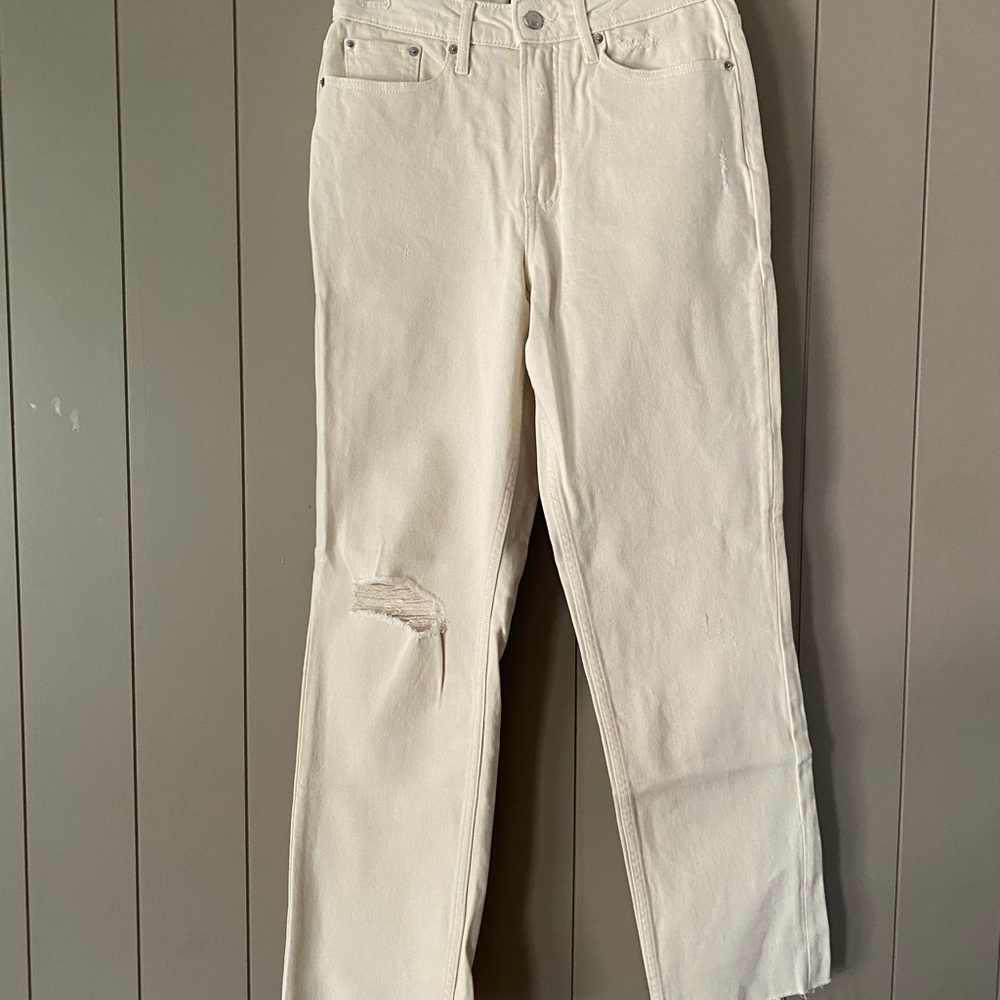 Women’s Free Assembly Cream- Ankle Jeans